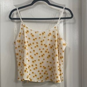 Sunflower Print Women's Cami Top